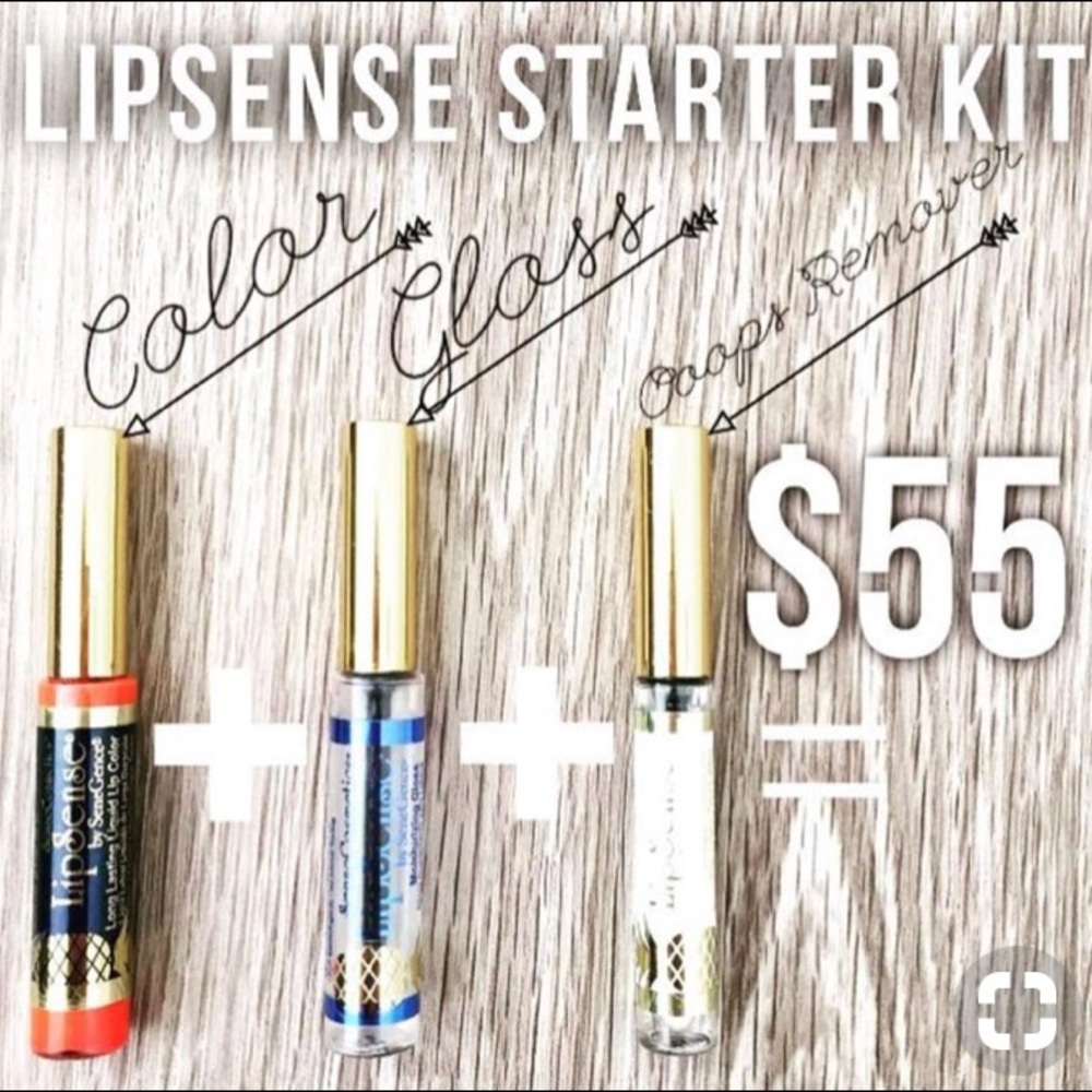 LipSense Kit - Color + Gloss + Oops Remover NWT